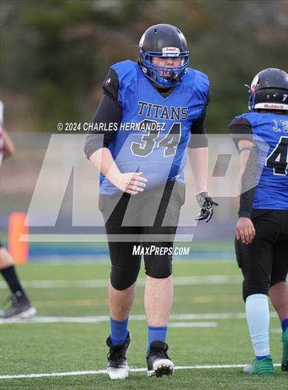 Thumbnail 2 in Lubbock Titans vs. Harvest Christian Academy (TAIAO Division II Final) photogallery.