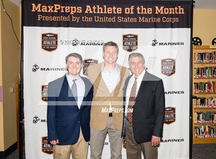 Thumbnail 1 in Marines H. S. Male Athlete of the Month - Cam Guarino photogallery.