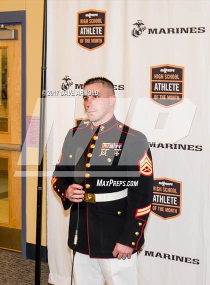 Thumbnail 3 in Marines H. S. Male Athlete of the Month - Cam Guarino photogallery.