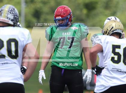 Thumbnail 2 in Titan Threadz PSFCA East/West Small School All-Star Game photogallery.