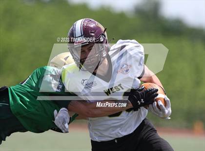 Thumbnail 1 in Titan Threadz PSFCA East/West Small School All-Star Game photogallery.