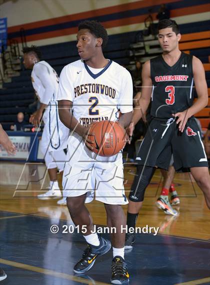 Thumbnail 2 in Sagemont vs. Prestonwood Christian (Tarkanian Classic) photogallery.