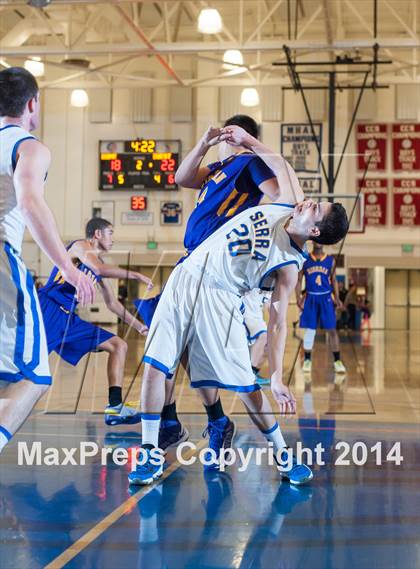 Thumbnail 1 in Archbishop Riordan vs. Serra (CIF CCS Open Division Semifinal) photogallery.