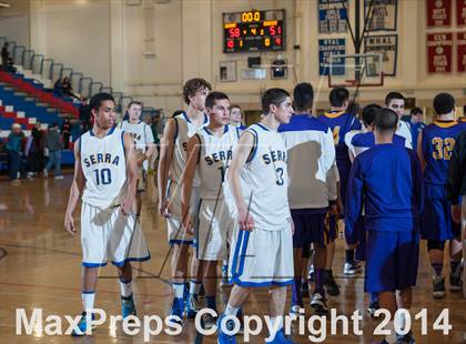 Thumbnail 1 in Archbishop Riordan vs. Serra (CIF CCS Open Division Semifinal) photogallery.