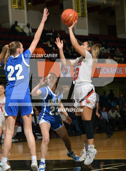 Thumbnail 2 in Haldane vs. Tuckahoe (NYSPHSAA  Section 1 Class C Semifinal) photogallery.