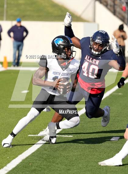 Thumbnail 1 in North Crowley vs Allen (UIL 6A D1 Quarterfinal playoff) photogallery.