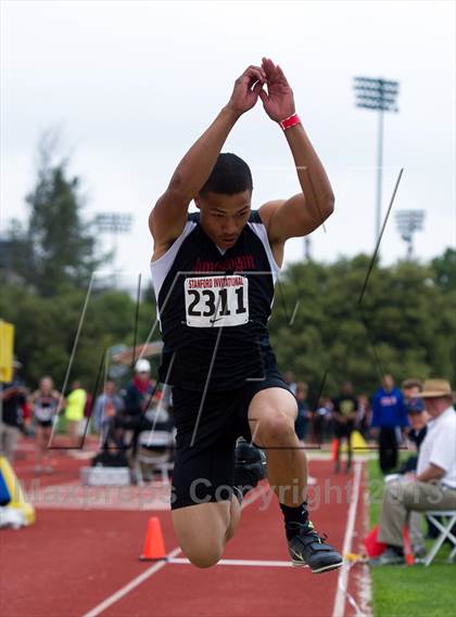 Thumbnail 1 in Stanford Invitational Triple Jump photogallery.