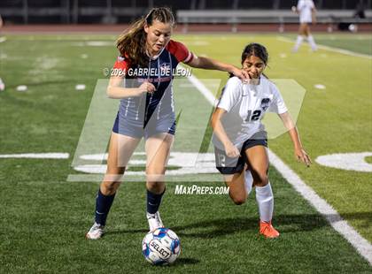 Thumbnail 1 in Veterans Memorial vs. Vela (UIL Soccer 5A Region 3 & 4 Bi-District) photogallery.