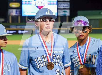 Thumbnail 2 in Johnson @ Tomball (UIL 6A Baseball Semifinal Medal Ceremony) photogallery.