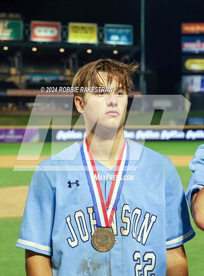 Thumbnail 2 in Johnson @ Tomball (UIL 6A Baseball Semifinal Medal Ceremony) photogallery.