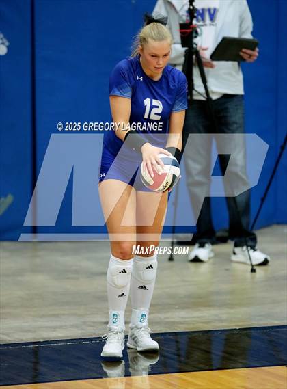 Thumbnail 1 in Lake Ridge vs Byron Nelson (UIL 6A D1 Volleyball Bi-district) photogallery.