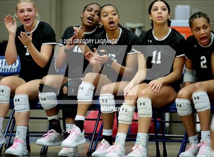 Thumbnail 1 in Lake Ridge vs Byron Nelson (UIL 6A Volleyball Bi-district playoff Div 1) photogallery.