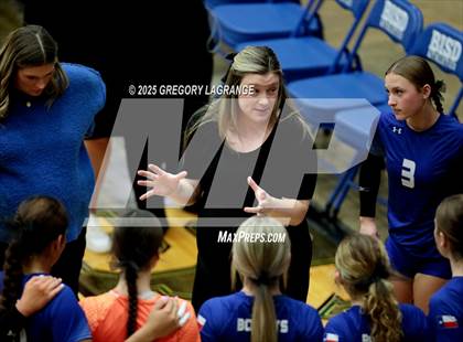Thumbnail 3 in Lake Ridge vs Byron Nelson (UIL 6A D1 Volleyball Bi-district) photogallery.
