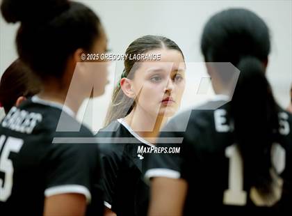 Thumbnail 2 in Lake Ridge vs Byron Nelson (UIL 6A D1 Volleyball Bi-district) photogallery.