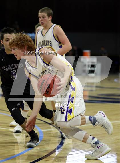 Thumbnail 1 in Kit Carson vs. Longmont Christian  (CHSAA 1A First Round) photogallery.