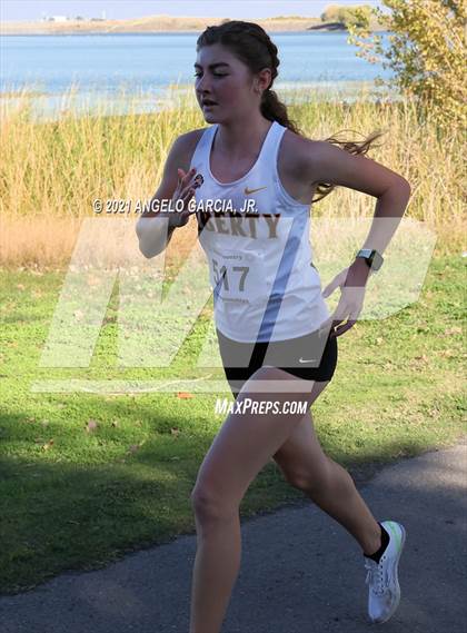 Thumbnail 3 in Bay Valley Athletic League Girls Cross Country Championship photogallery.