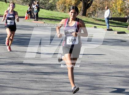 Thumbnail 3 in Bay Valley Athletic League Girls Cross Country Championship photogallery.