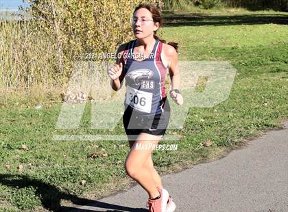 Thumbnail 1 in Bay Valley Athletic League Girls Cross Country Championship photogallery.