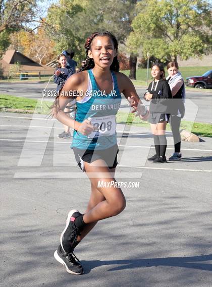 Thumbnail 2 in Bay Valley Athletic League Girls Cross Country Championship photogallery.