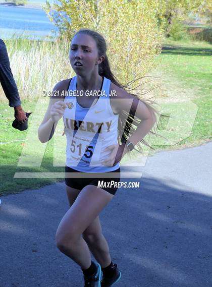 Thumbnail 2 in Bay Valley Athletic League Girls Cross Country Championship photogallery.
