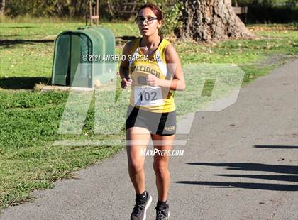 Thumbnail 1 in Bay Valley Athletic League Girls Cross Country Championship photogallery.