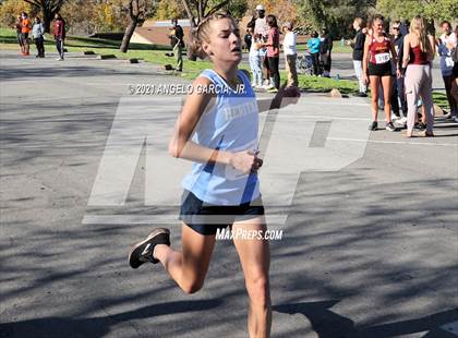 Thumbnail 2 in Bay Valley Athletic League Girls Cross Country Championship photogallery.