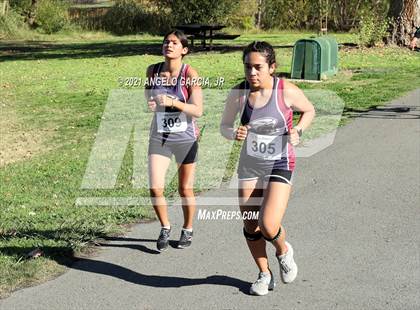 Thumbnail 3 in Bay Valley Athletic League Girls Cross Country Championship photogallery.