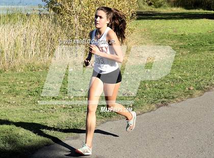 Thumbnail 2 in Bay Valley Athletic League Girls Cross Country Championship photogallery.