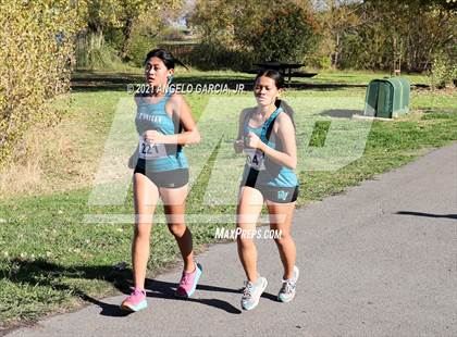 Thumbnail 3 in Bay Valley Athletic League Girls Cross Country Championship photogallery.