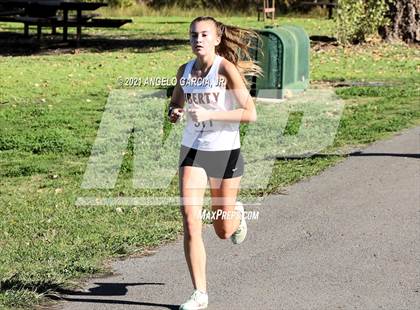 Thumbnail 3 in Bay Valley Athletic League Girls Cross Country Championship photogallery.