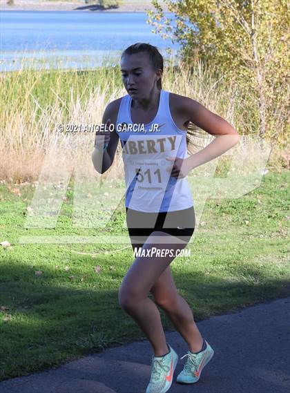 Thumbnail 1 in Bay Valley Athletic League Girls Cross Country Championship photogallery.