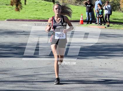 Thumbnail 2 in Bay Valley Athletic League Girls Cross Country Championship photogallery.