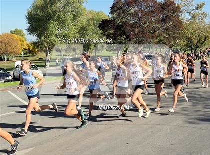 Thumbnail 3 in Bay Valley Athletic League Girls Cross Country Championship photogallery.