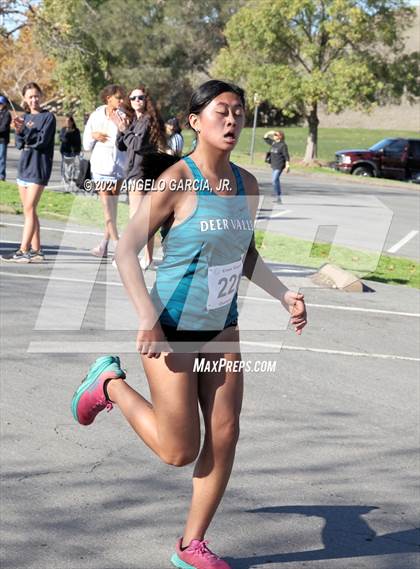 Thumbnail 2 in Bay Valley Athletic League Girls Cross Country Championship photogallery.