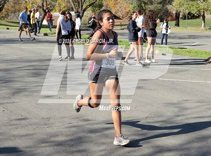 Thumbnail 1 in Bay Valley Athletic League Girls Cross Country Championship photogallery.