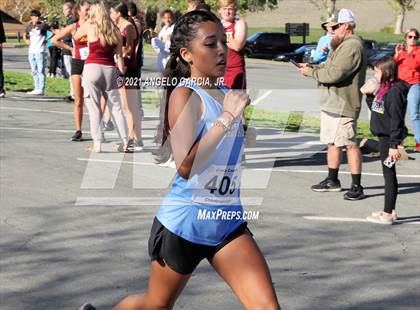Thumbnail 3 in Bay Valley Athletic League Girls Cross Country Championship photogallery.