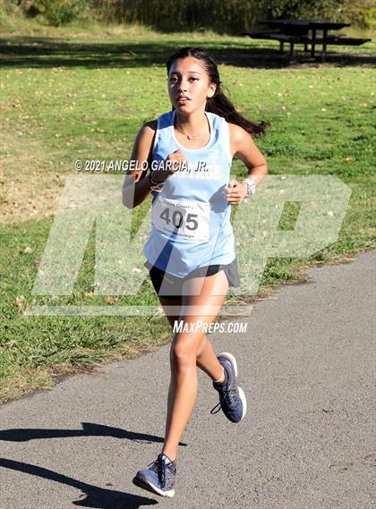 Thumbnail 2 in Bay Valley Athletic League Girls Cross Country Championship photogallery.