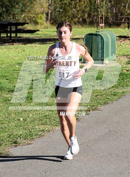 Thumbnail 3 in Bay Valley Athletic League Girls Cross Country Championship photogallery.
