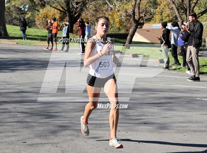 Thumbnail 1 in Bay Valley Athletic League Girls Cross Country Championship photogallery.