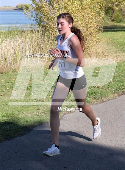 Thumbnail 2 in Bay Valley Athletic League Girls Cross Country Championship photogallery.