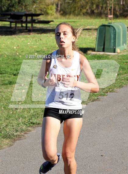 Thumbnail 2 in Bay Valley Athletic League Girls Cross Country Championship photogallery.
