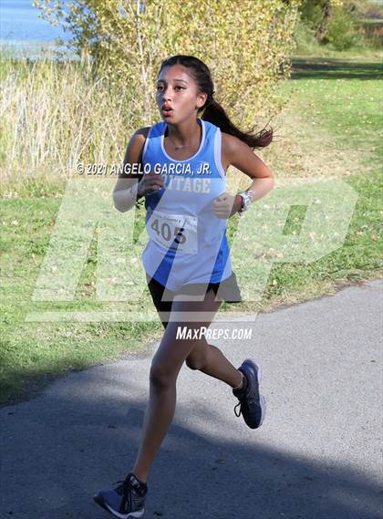 Thumbnail 1 in Bay Valley Athletic League Girls Cross Country Championship photogallery.