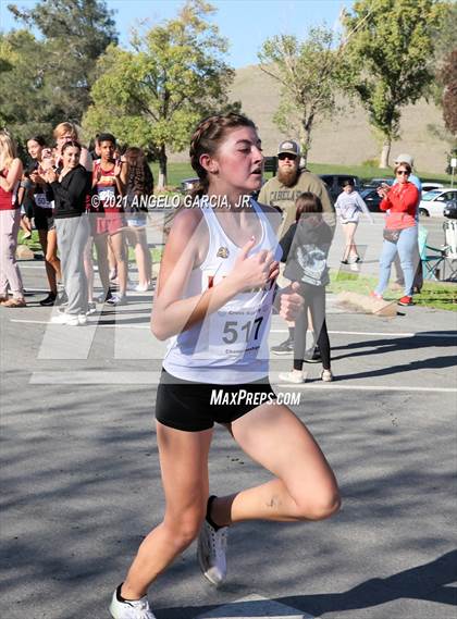Thumbnail 1 in Bay Valley Athletic League Girls Cross Country Championship photogallery.