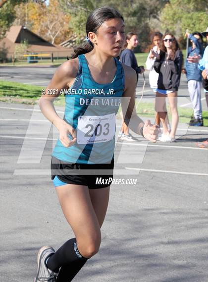 Thumbnail 2 in Bay Valley Athletic League Girls Cross Country Championship photogallery.
