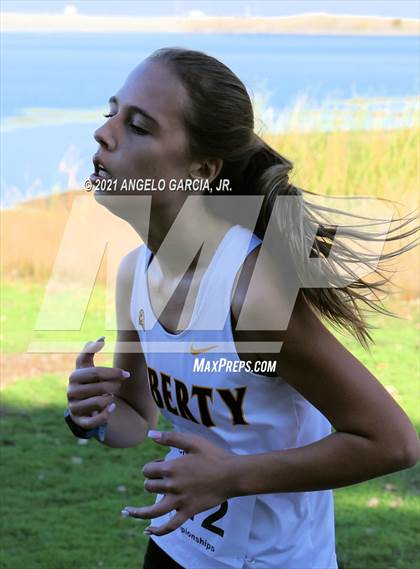Thumbnail 2 in Bay Valley Athletic League Girls Cross Country Championship photogallery.