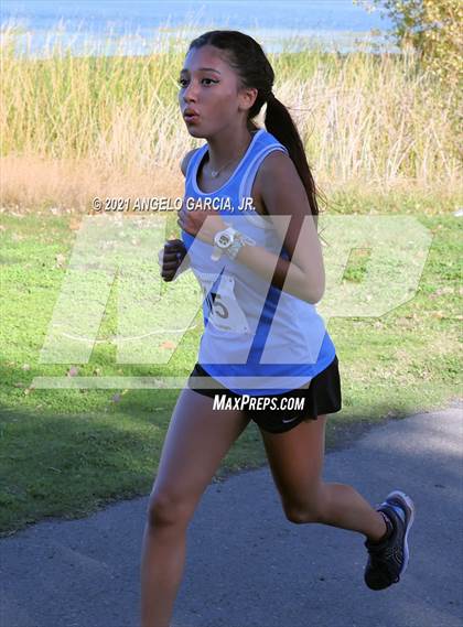 Thumbnail 2 in Bay Valley Athletic League Girls Cross Country Championship photogallery.