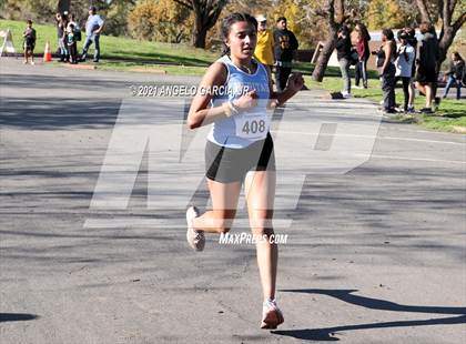 Thumbnail 3 in Bay Valley Athletic League Girls Cross Country Championship photogallery.