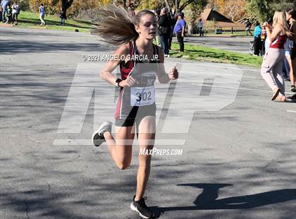 Thumbnail 1 in Bay Valley Athletic League Girls Cross Country Championship photogallery.