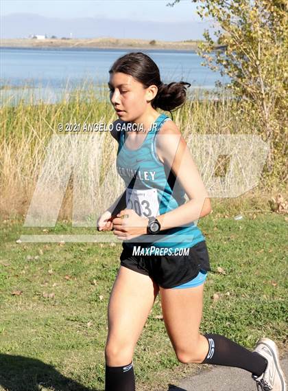 Thumbnail 2 in Bay Valley Athletic League Girls Cross Country Championship photogallery.