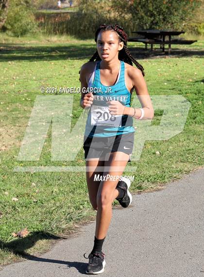 Thumbnail 1 in Bay Valley Athletic League Girls Cross Country Championship photogallery.
